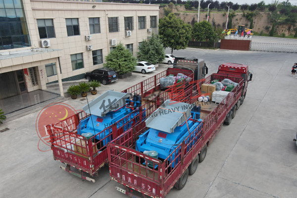 全液壓對輥破碎機